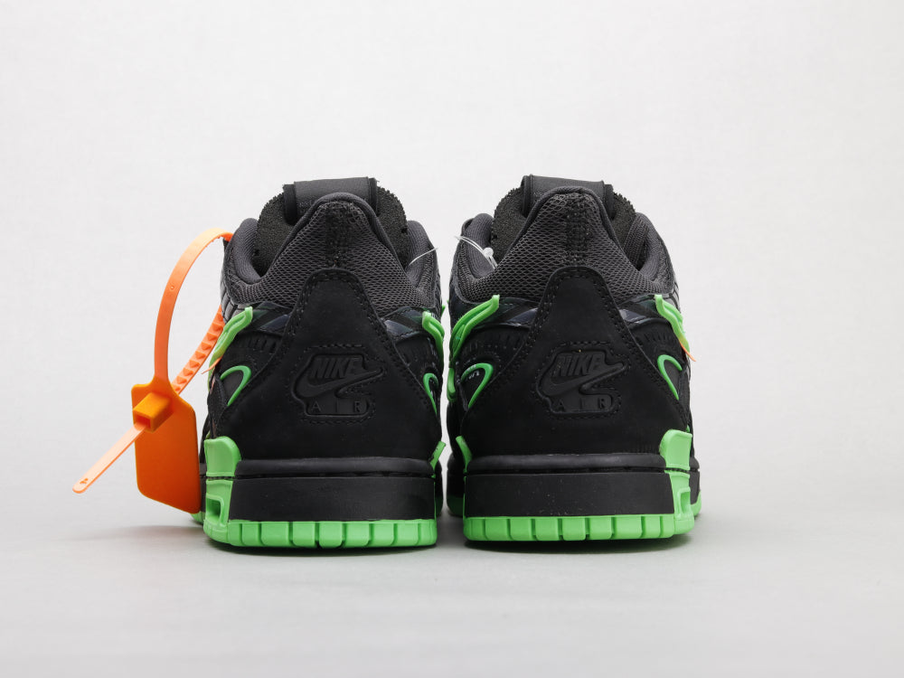 LW - OW x Rubber Dunk Black & Green