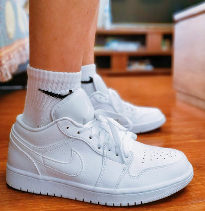 LW - AJ1 Pure white lychee pattern