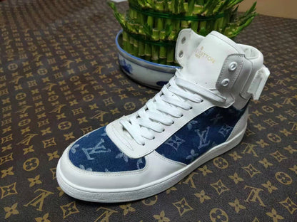 LW - Luv Rivoli White Blue Sneaker