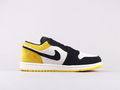 LW - AJ1 black and yellow toes