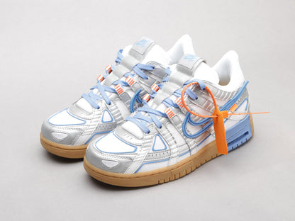 LW - OW x Rubber Dunk North Carolina Blue