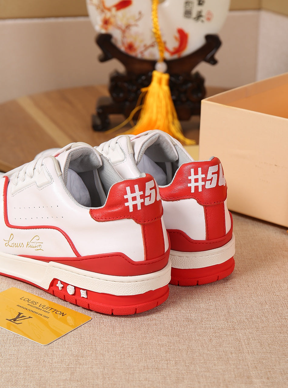 LW - LUV SurfaLW In LWnogram Red White Sneaker