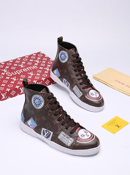 LW - LUV Stellar Trainer Boot Brown Sneaker