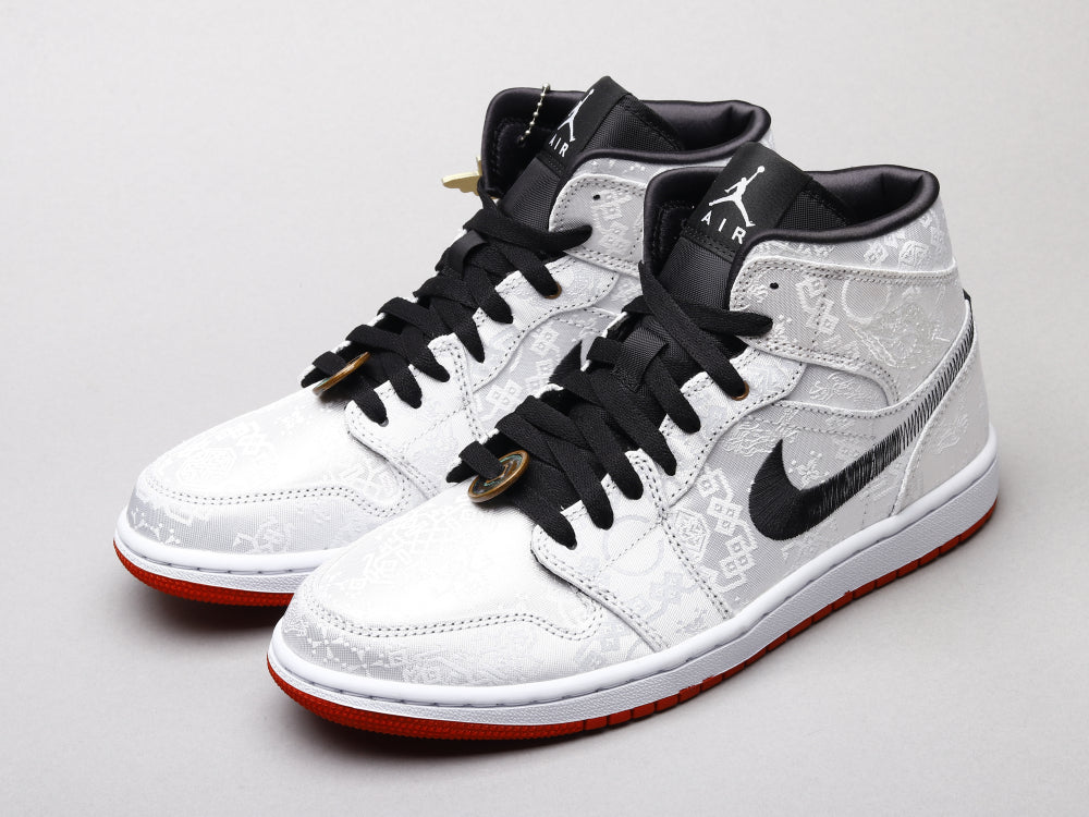 LW - AJ1 Edison Chen White Silk