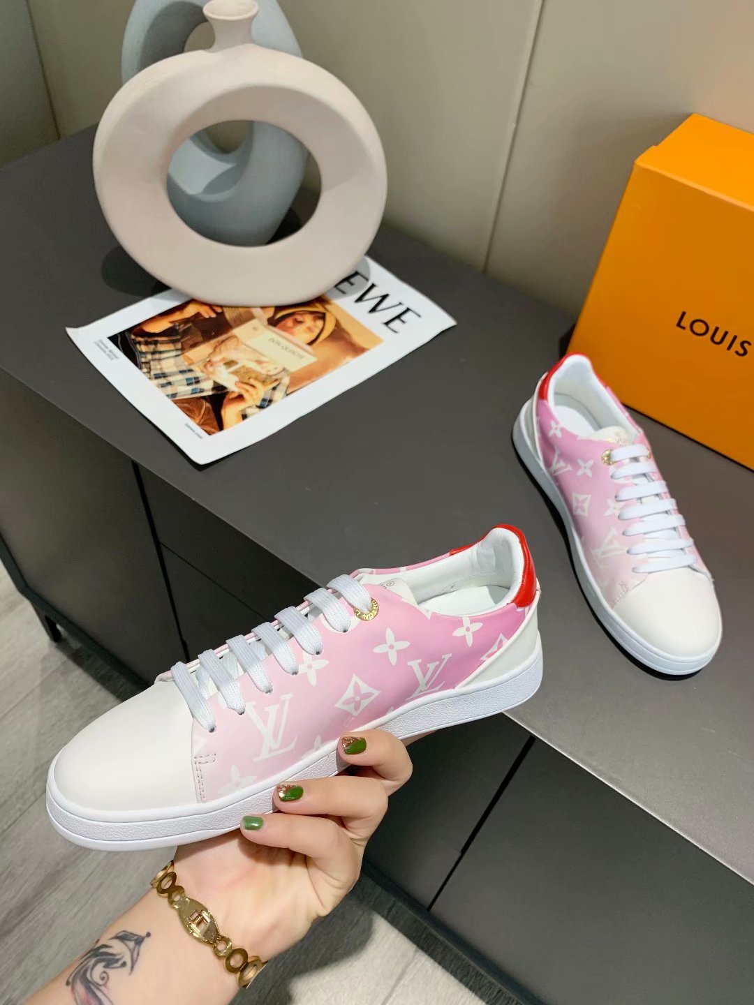 LW - LUV Time Out Orange White Sneaker