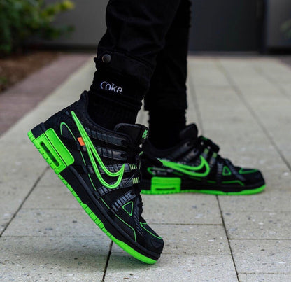 LW - OW x Rubber Dunk Black & Green