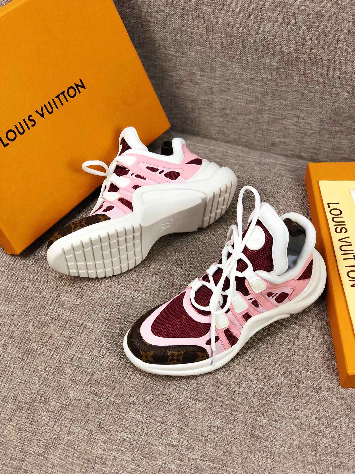 LW - LUV Archlight Pink Brown Sneaker