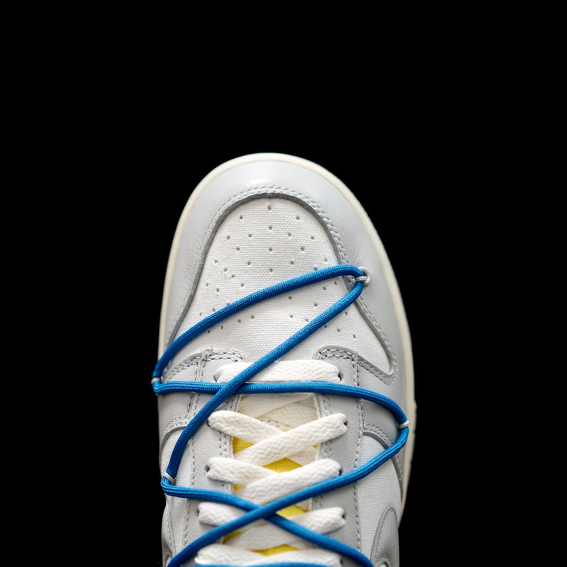 LW - OW x Dunk (NO.10) blue shoelace yellow buckle