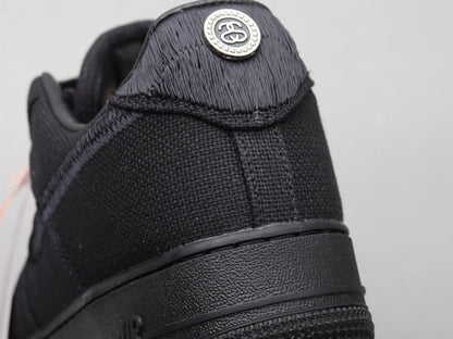 LW - Stussy x AF1 Pure Black