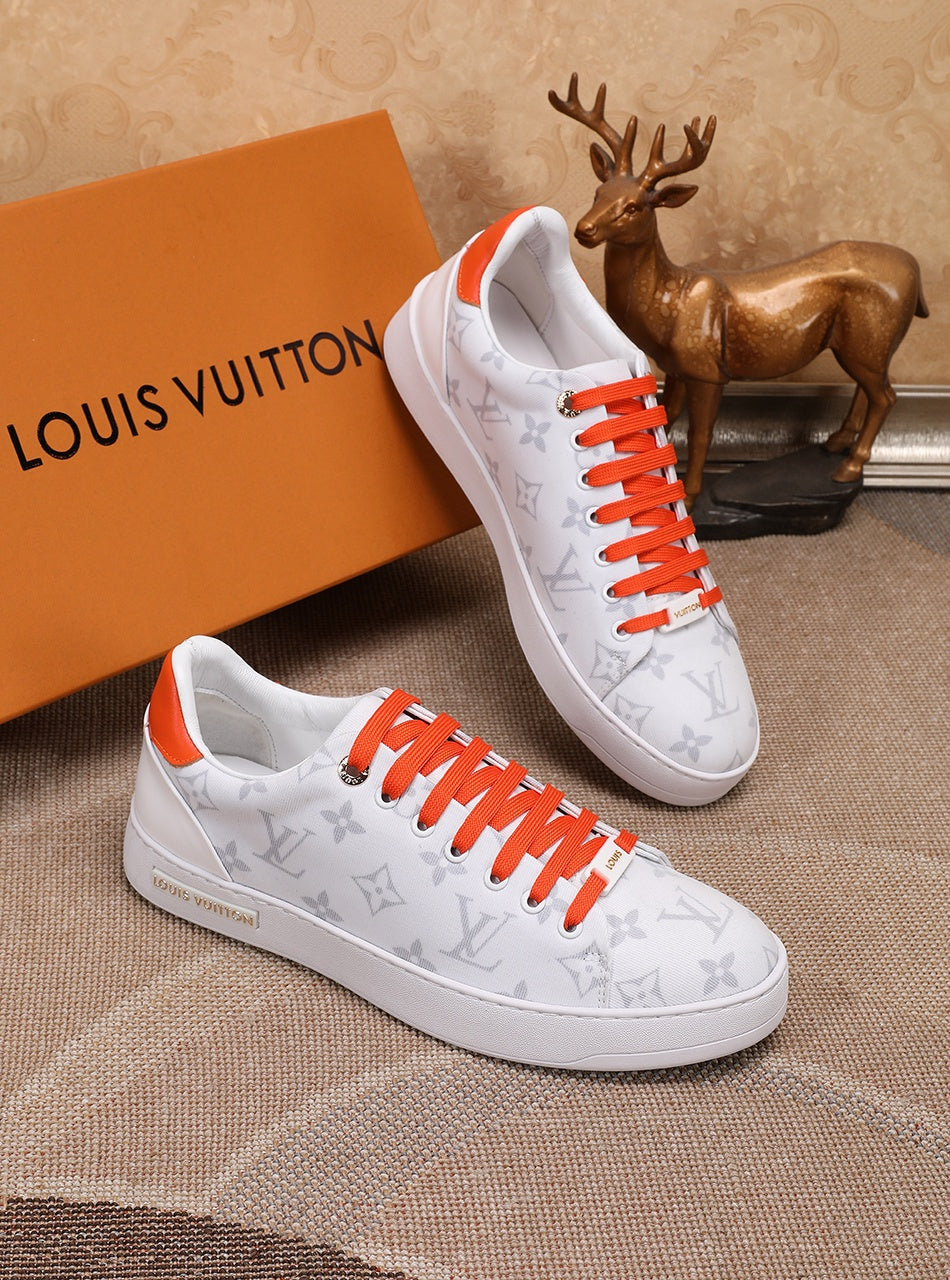 LW - LUV Time Out Orange And White Sneaker