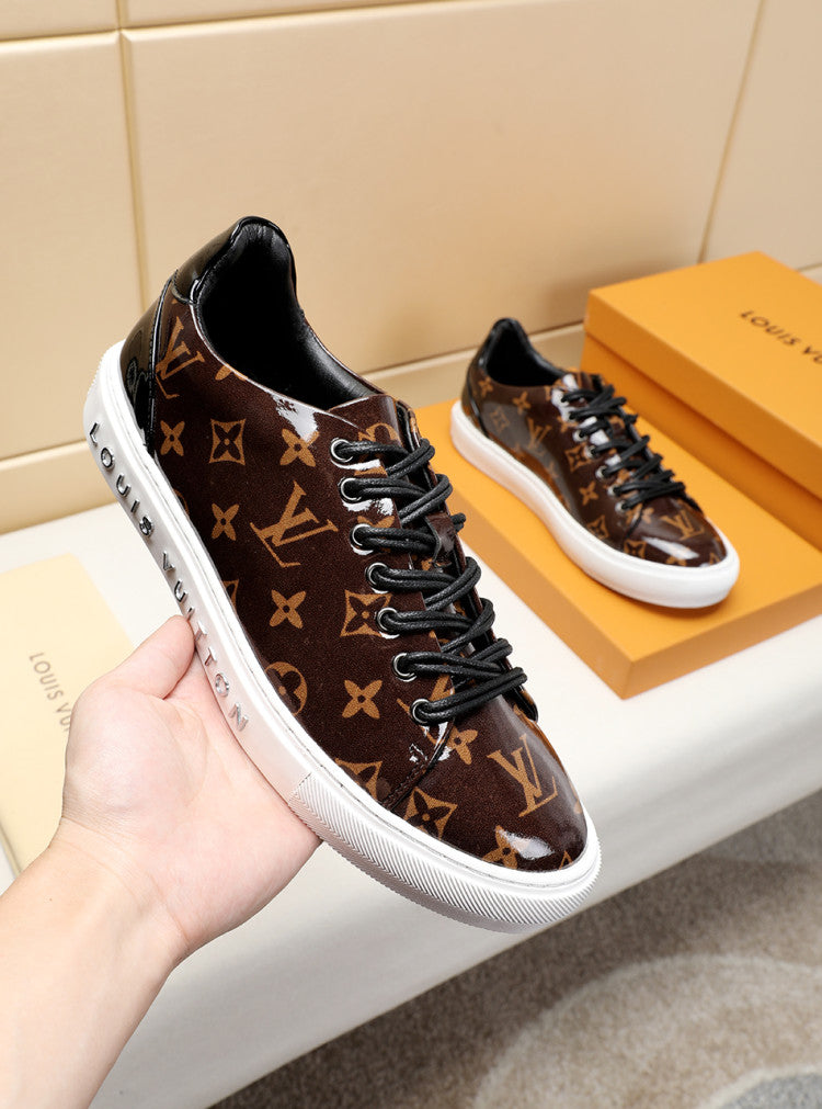 LW - LUV Low LWnogram Brown Breathable Sneaker