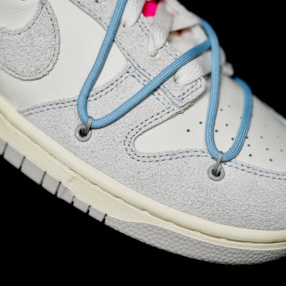 LW - OW x Dunk (NO.38) light blue shoelace pink buckle