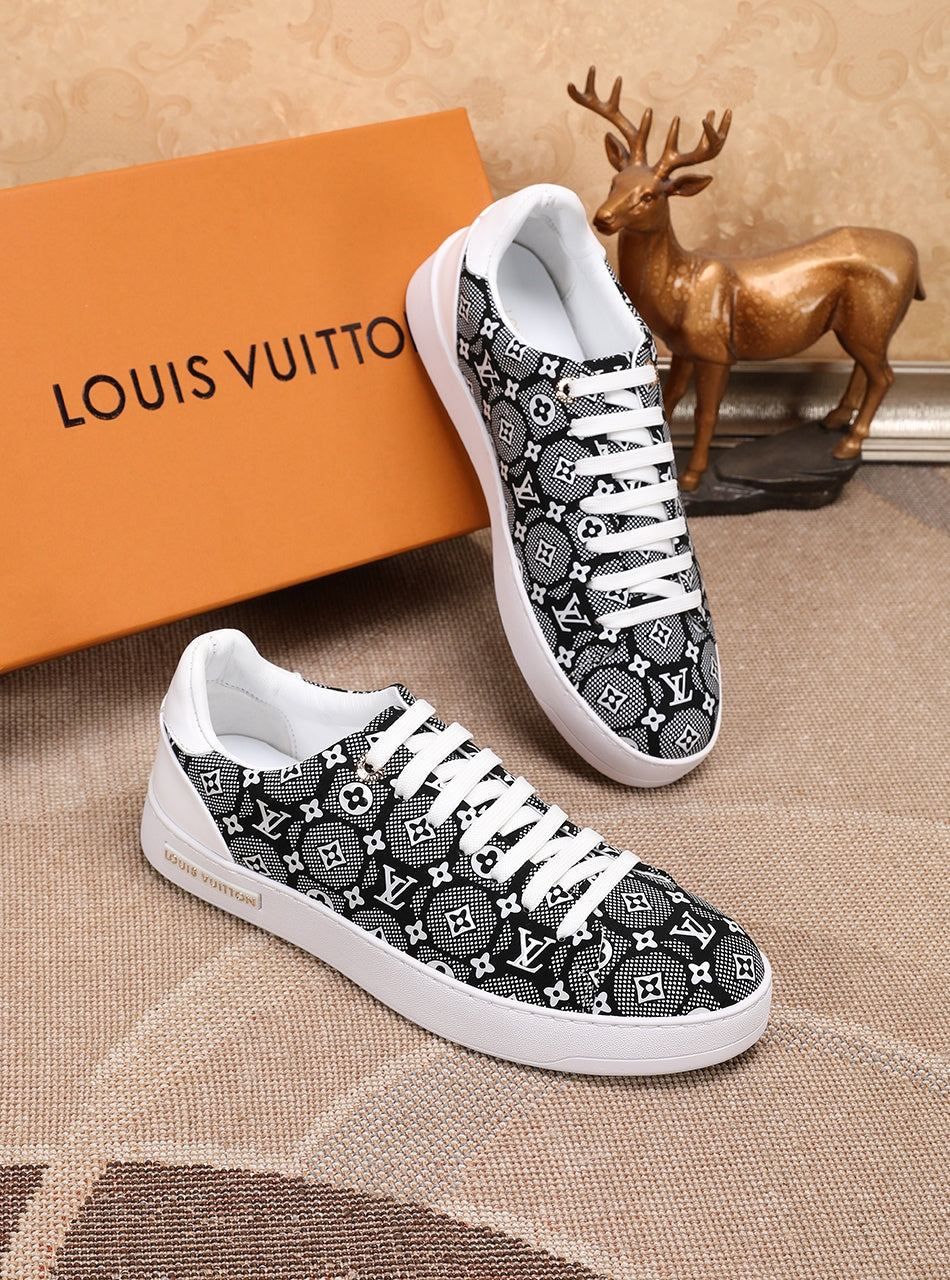 LW - LUV Time Out Black And White Sneaker