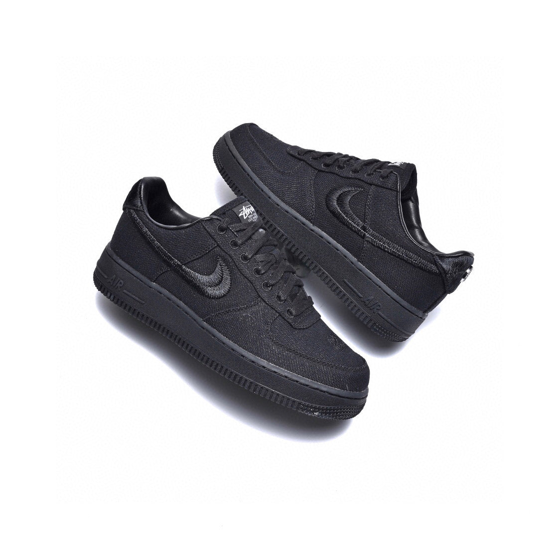 LW - AF1 x Stussy Collaboration Pure Black