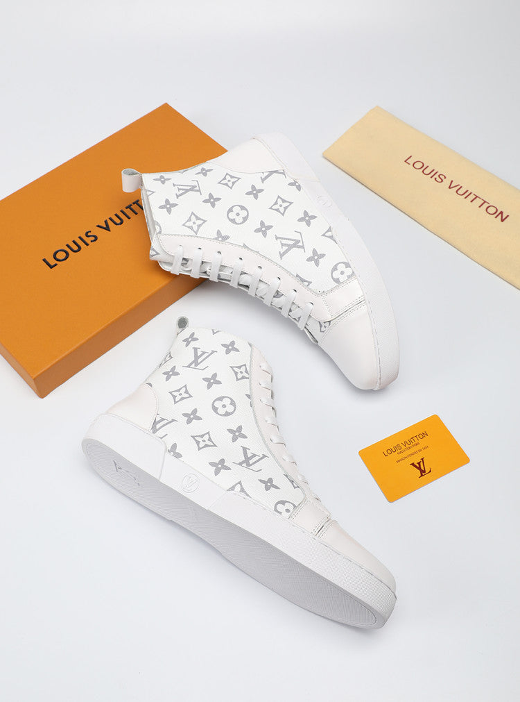 LW - LUV High LWnogram White Boot Sneaker