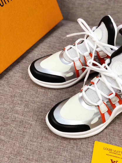 LW - LUV Archlight White Black Orange Sneaker