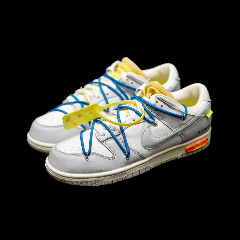 LW - OW x Dunk (NO.10) blue shoelace yellow buckle