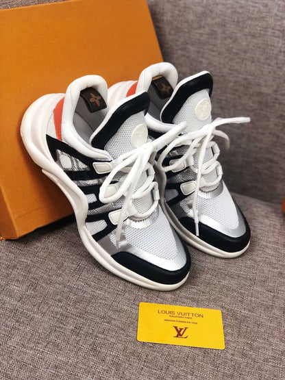 LW - LUV Archlight White Black Orange Sneaker