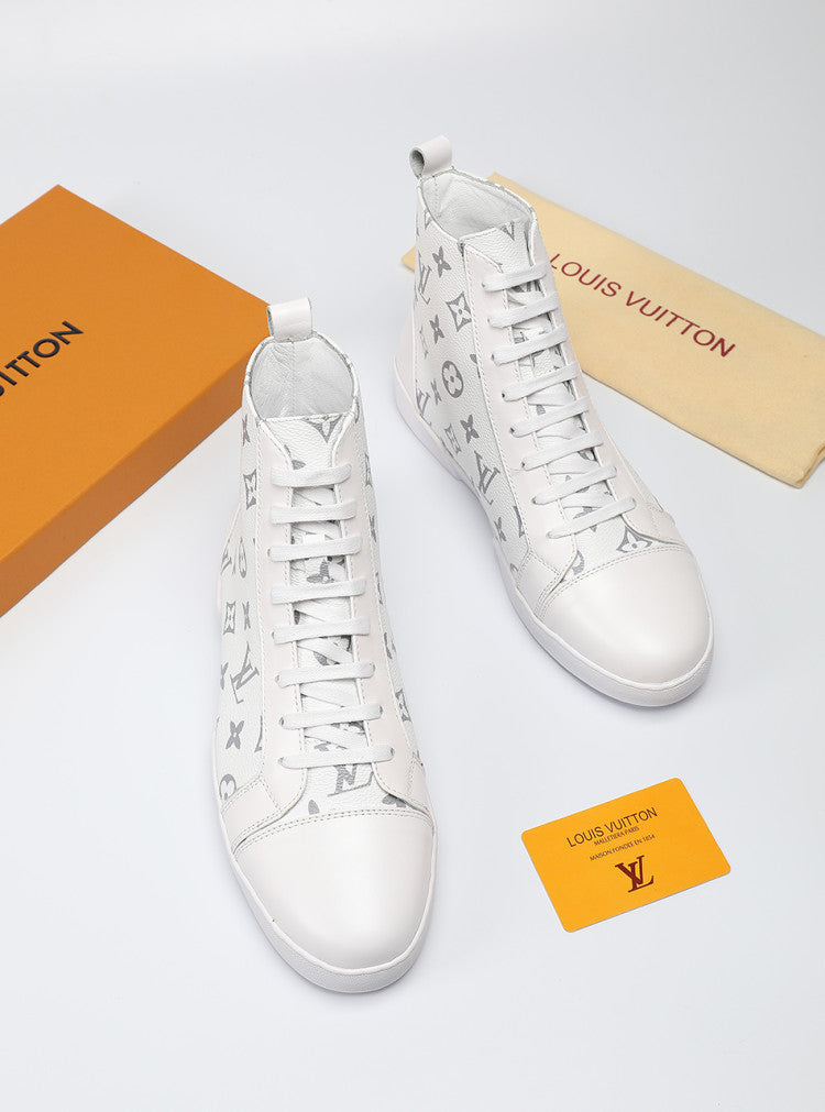 LW - LUV High LWnogram White Boot Sneaker