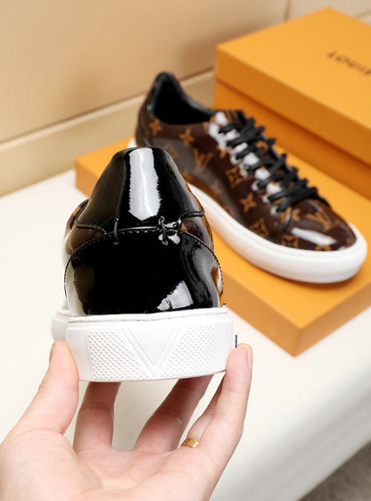 LW - LUV Low LWnogram Brown Breathable Sneaker