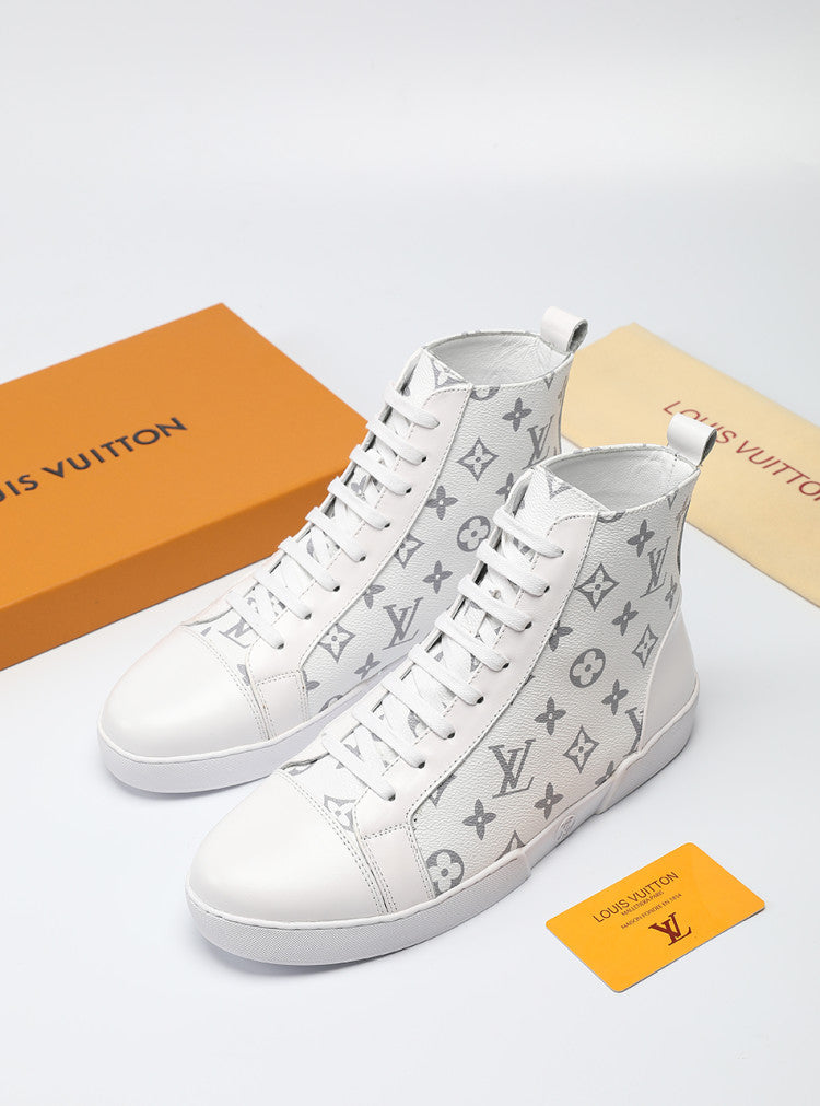 LW - LUV High LWnogram White Boot Sneaker