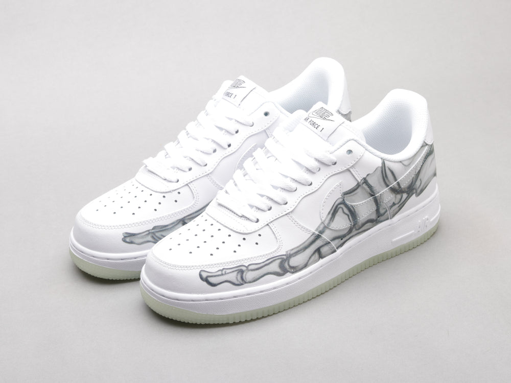 LW - AF1 Skeleton Halloween White