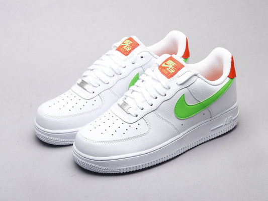 LW - AF1 White powder green low top