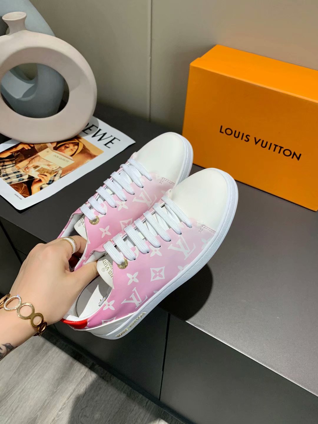 LW - LUV Time Out Orange White Sneaker