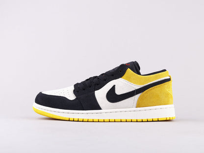 LW - AJ1 black and yellow toes